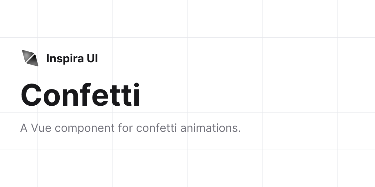 Confetti - Inspira UI image.