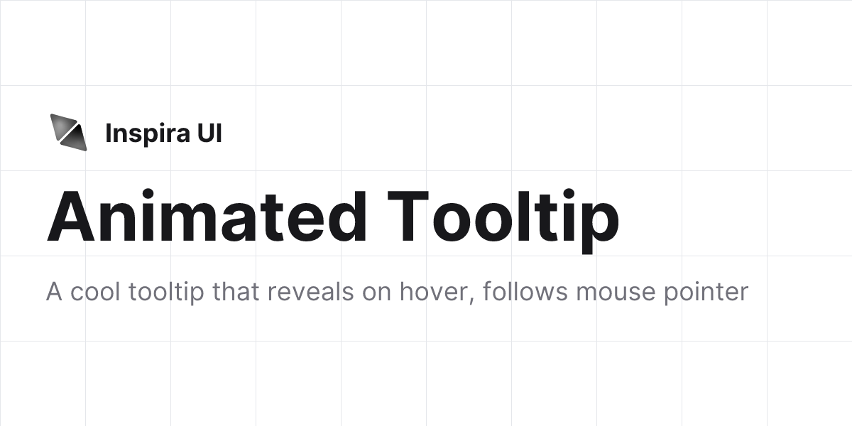 Animated Tooltip - Inspira UI